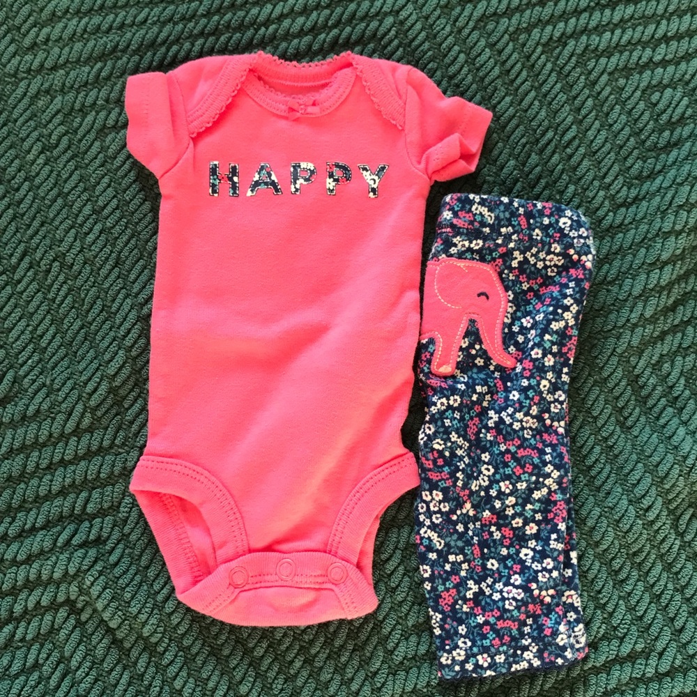 🐘Carters outfit 2-pc Top & Pants🐘